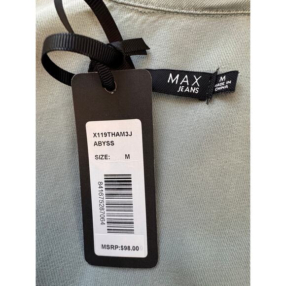 NEW MAX JEANS Women's 100% Tencel Tie Waist Jacket Size M - Picture 5 of 7